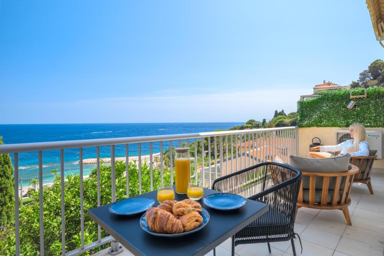 Proche Monaco, Vue Mer Et Acces A La Plage Saint-Antoine  Екстер'єр фото