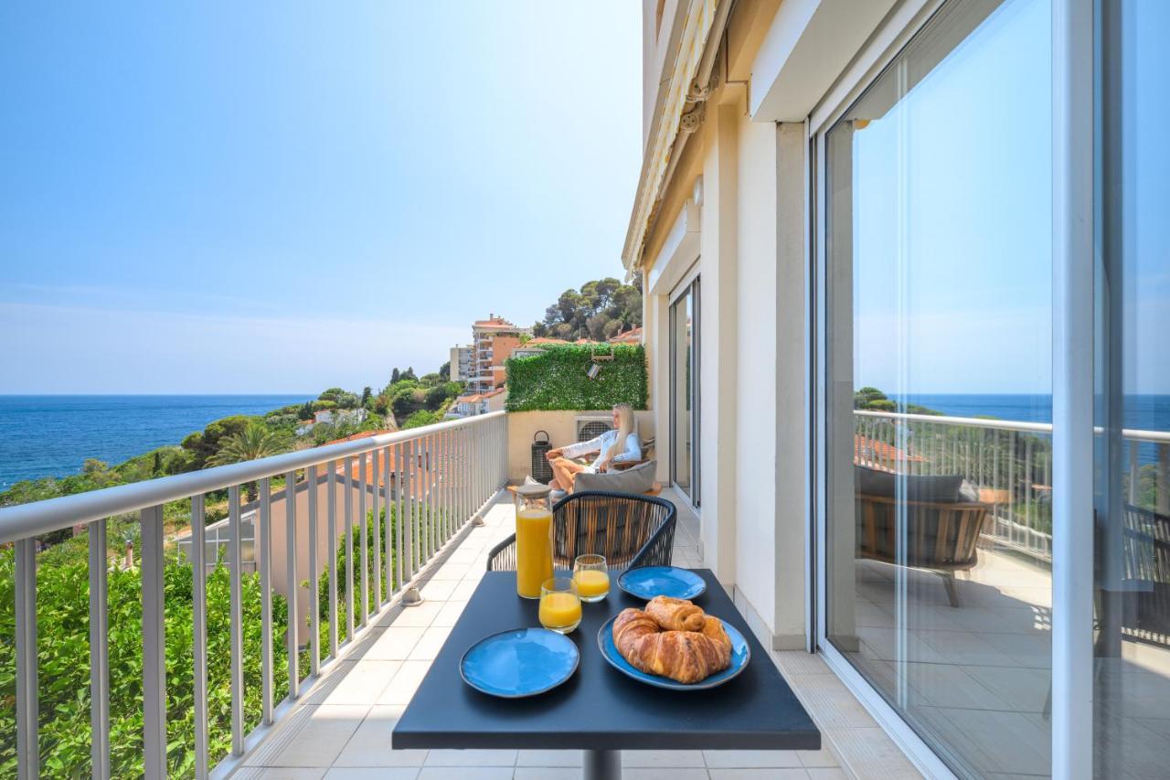 Proche Monaco, Vue Mer Et Acces A La Plage Saint-Antoine  Екстер'єр фото